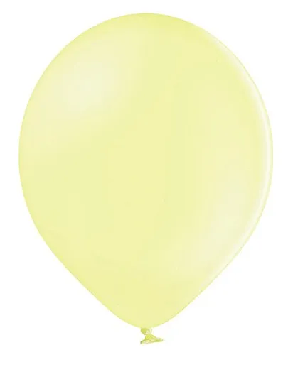 10 palloncini giallo pastello 30 cm