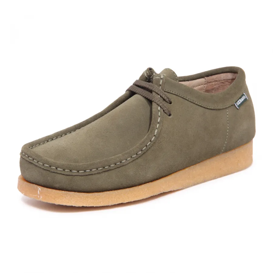 5916AU SCARPA UOMO SEBAGO CAMPSIDES KOALA MAN SHOES GREEN