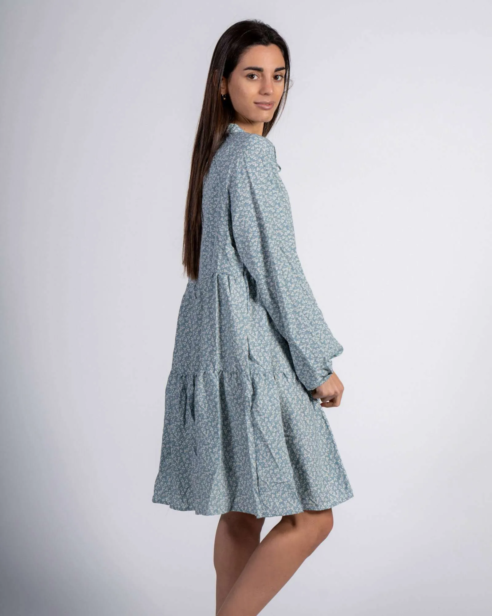 Abito ampio romantico - Azzurro