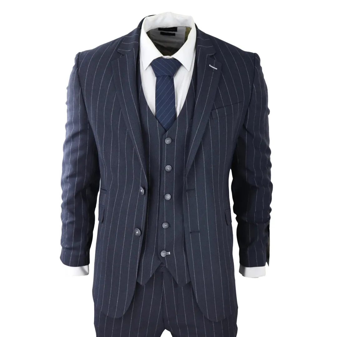 Abito Formale da Uomo 3 Pezzi Gessati stile Classico Vintage Gatsby anni 1920s