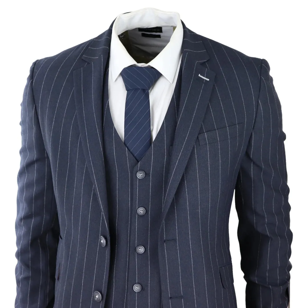 Abito Formale da Uomo 3 Pezzi Gessati stile Classico Vintage Gatsby anni 1920s