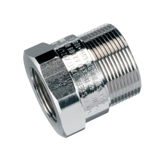 Adattatore per tubo Thomas & Betts 7TCA297130R0282 Glands, Riduttore in Ottone zincato, Metallica, filetto M32, 32mm