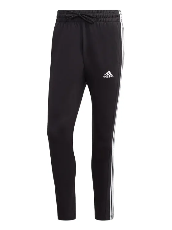 Adidas Pantalone sportivo da uomo in jersey 3 Strisce IC0044 black