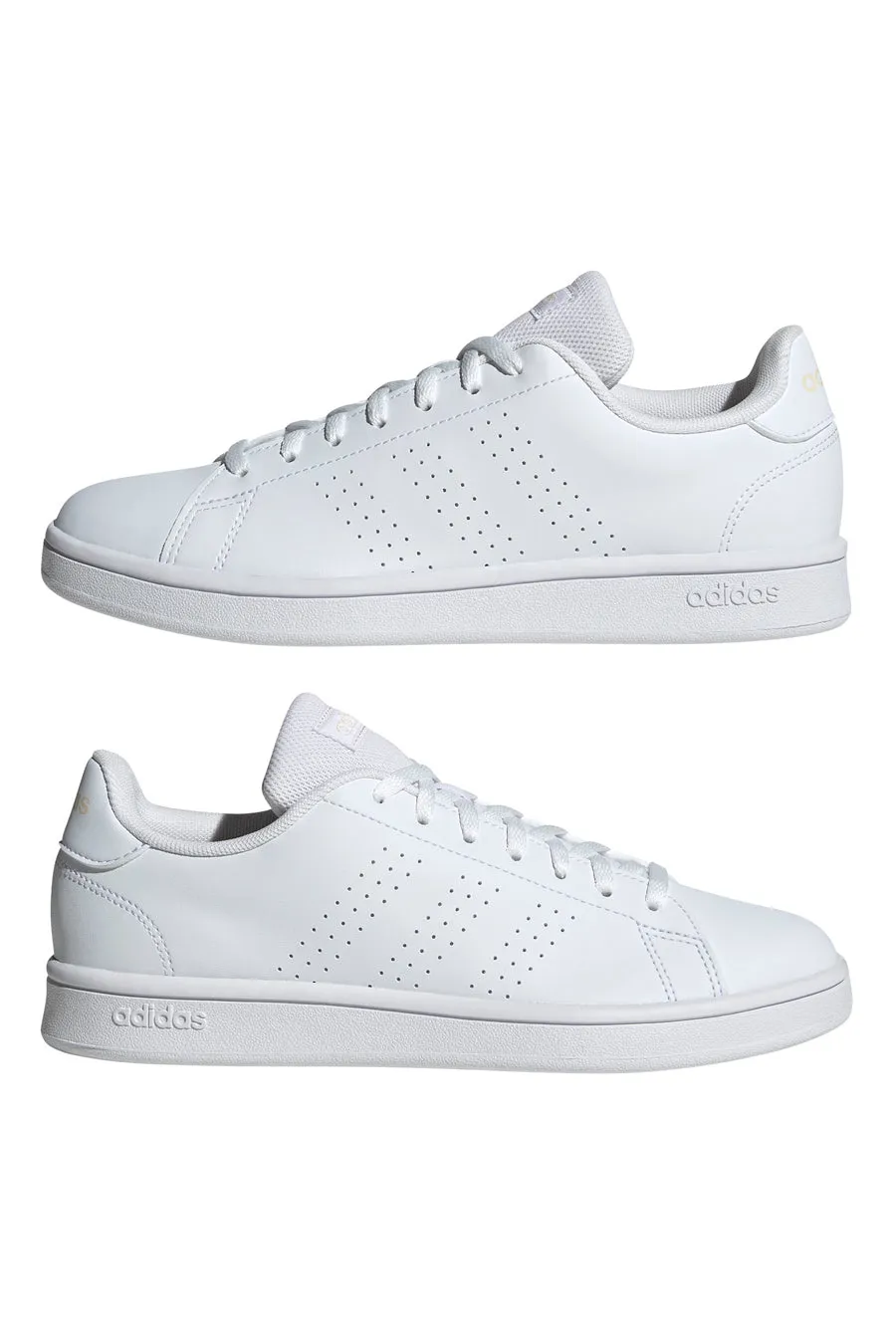   ADIDAS Sneakers Bianche con Lacci Adidas Advantage Base