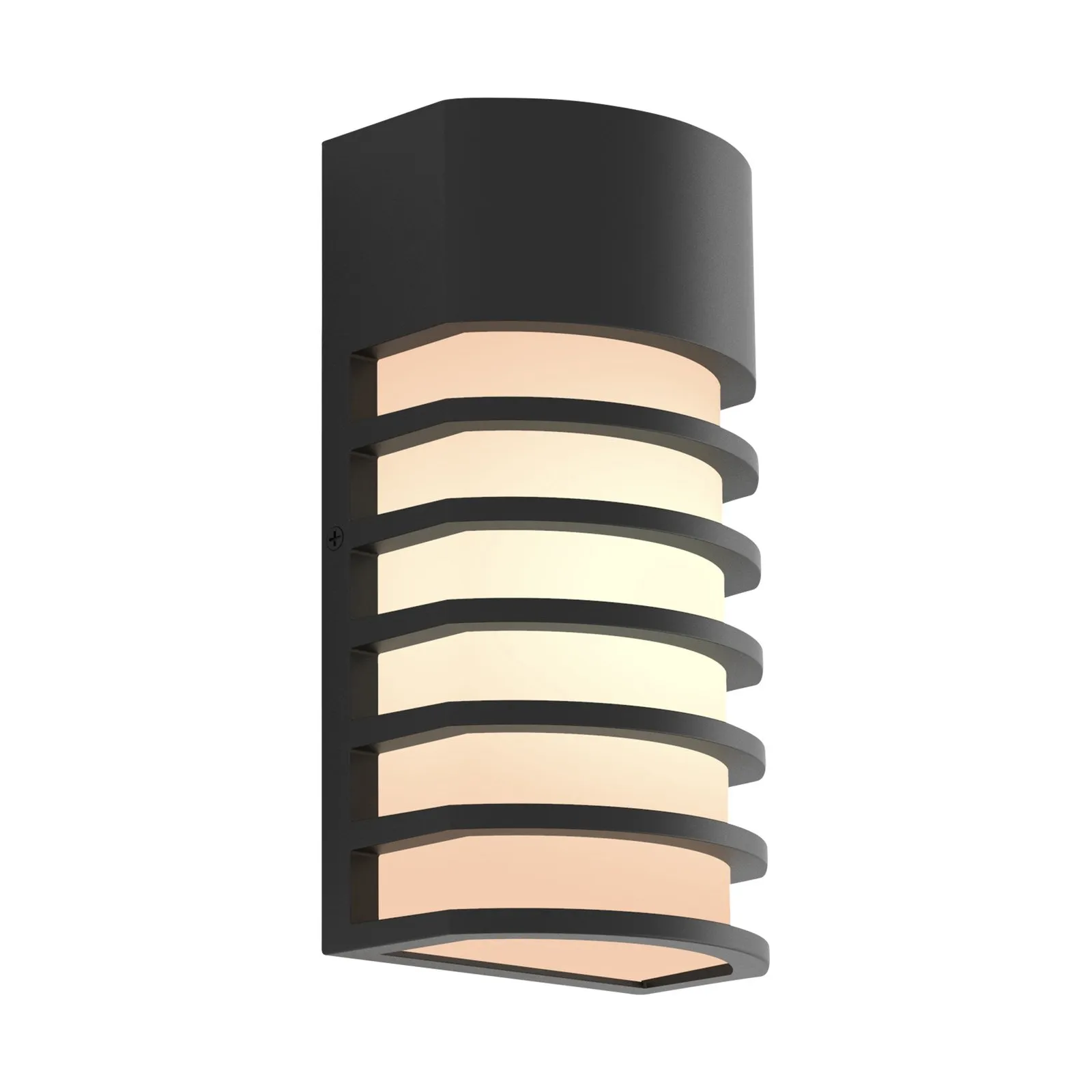 Applique da esterno Fulton con design a lamelle