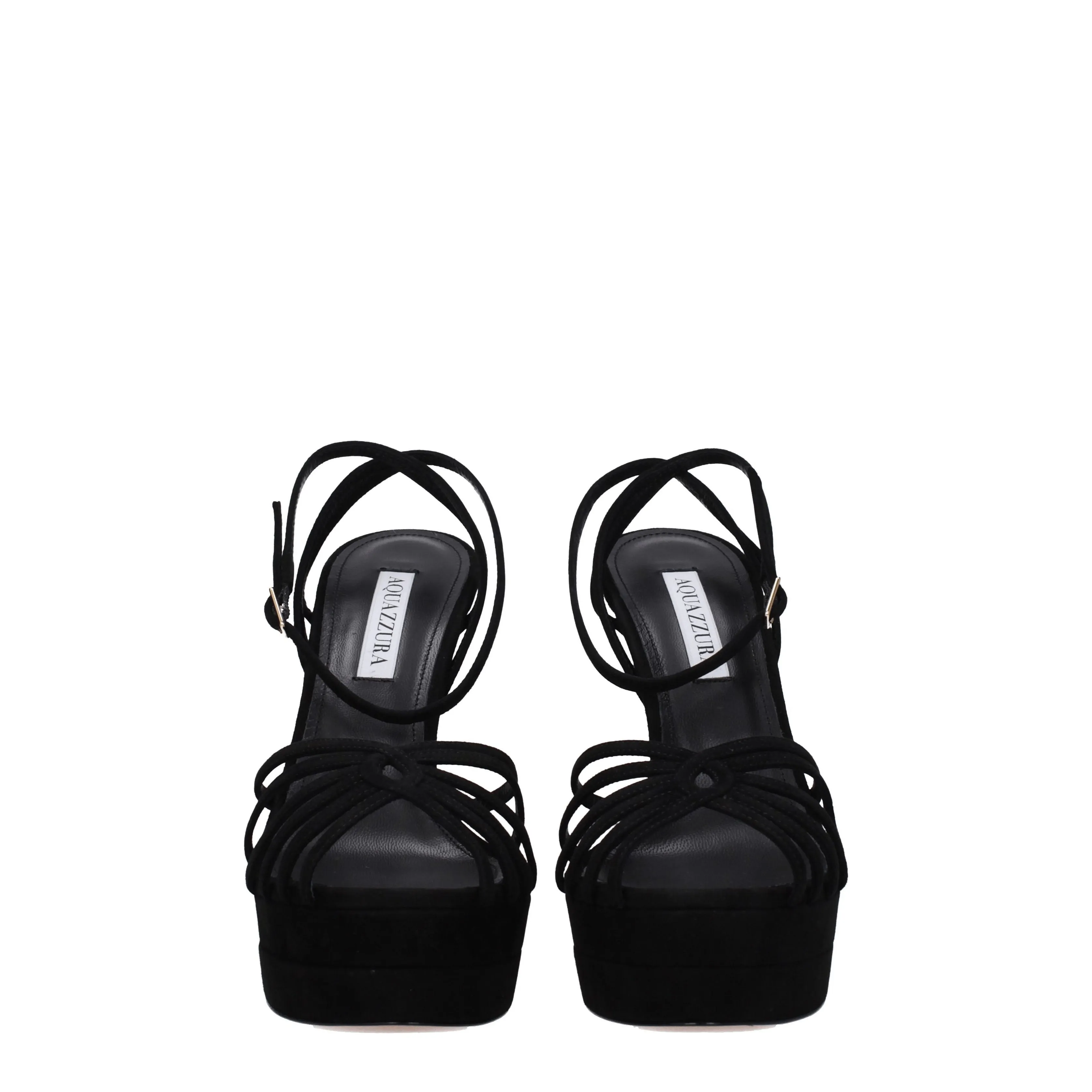Aquazzura Sandali Flow Donna Camoscio Nero