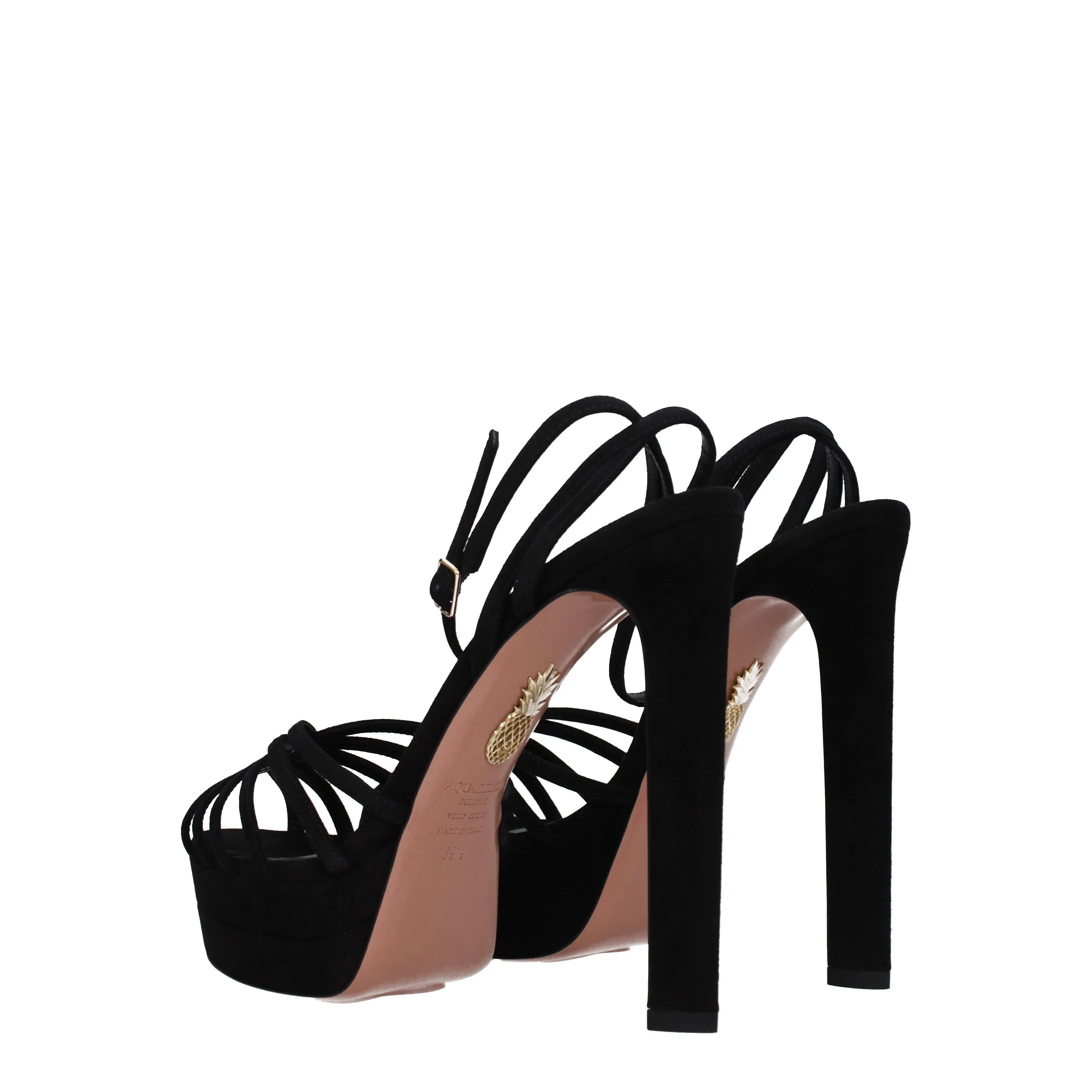 Aquazzura Sandali Flow Donna Camoscio Nero