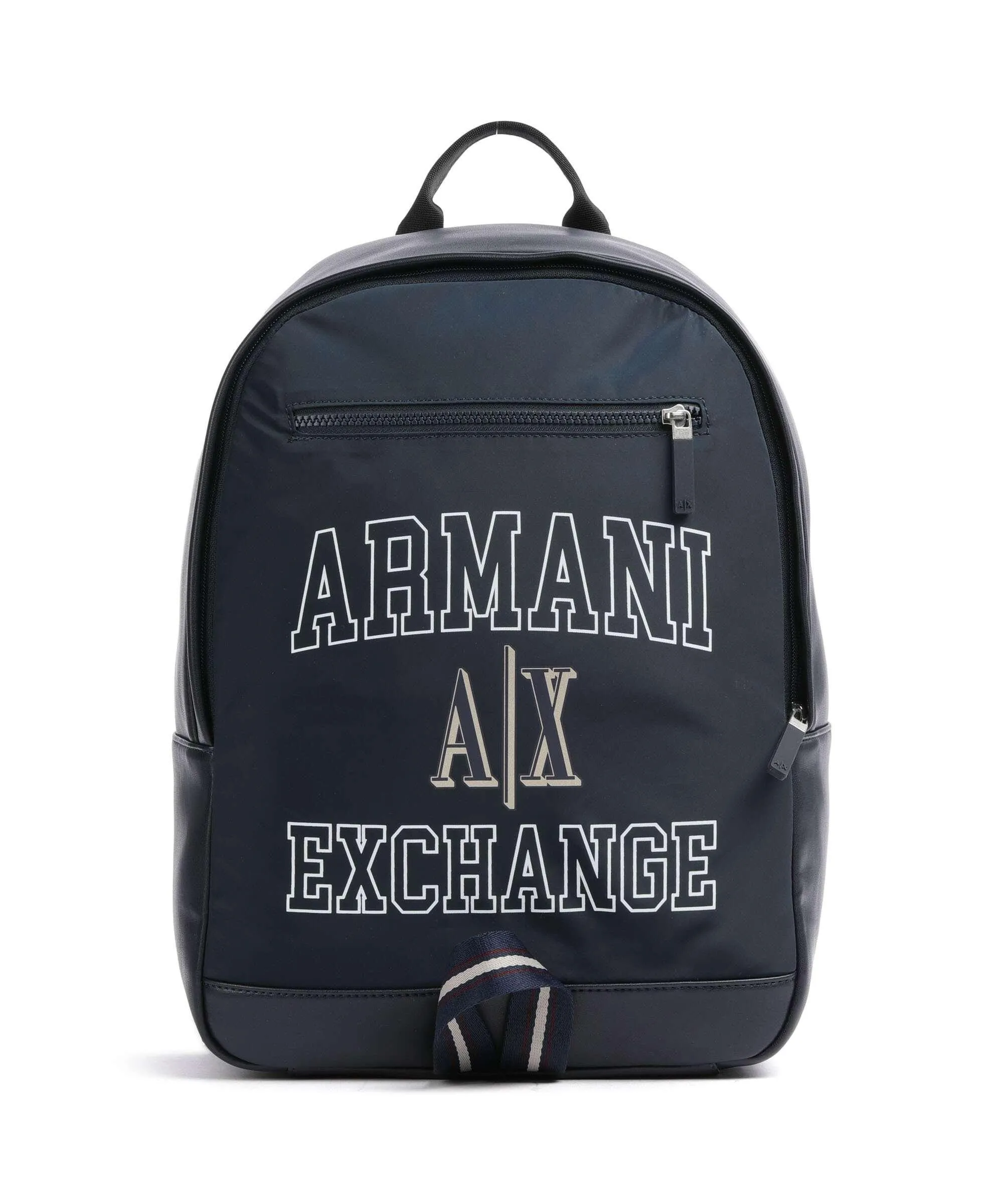  Armani Exchange Zaino 15″ poliestere, pelle sintetica blu scuro  