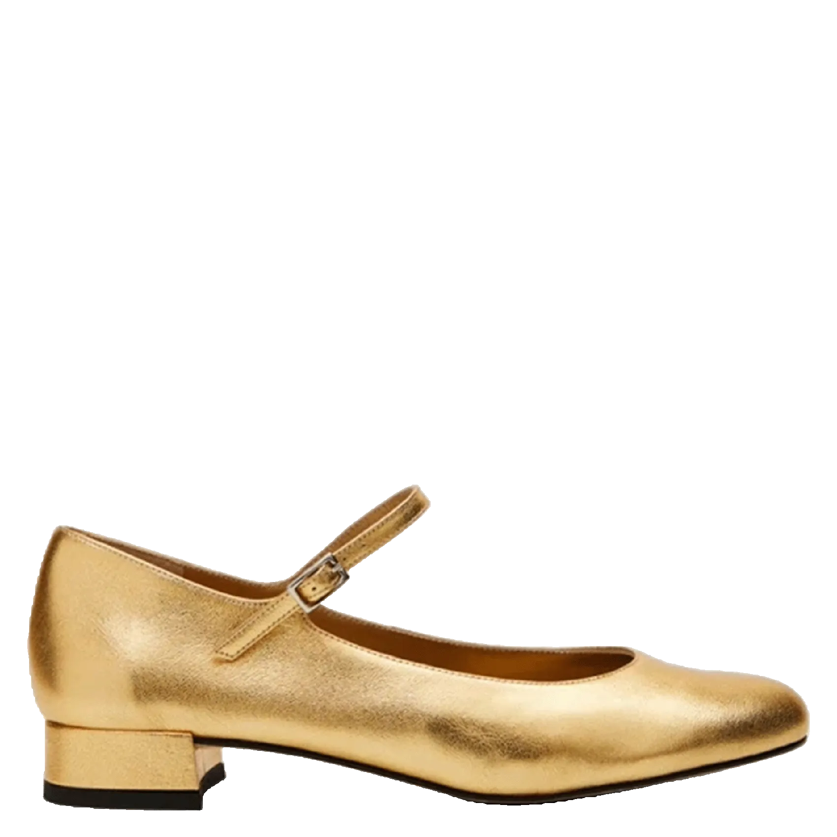  AUGUSTA   EMILIA - Ballerine lucide in pelle | Dorato
