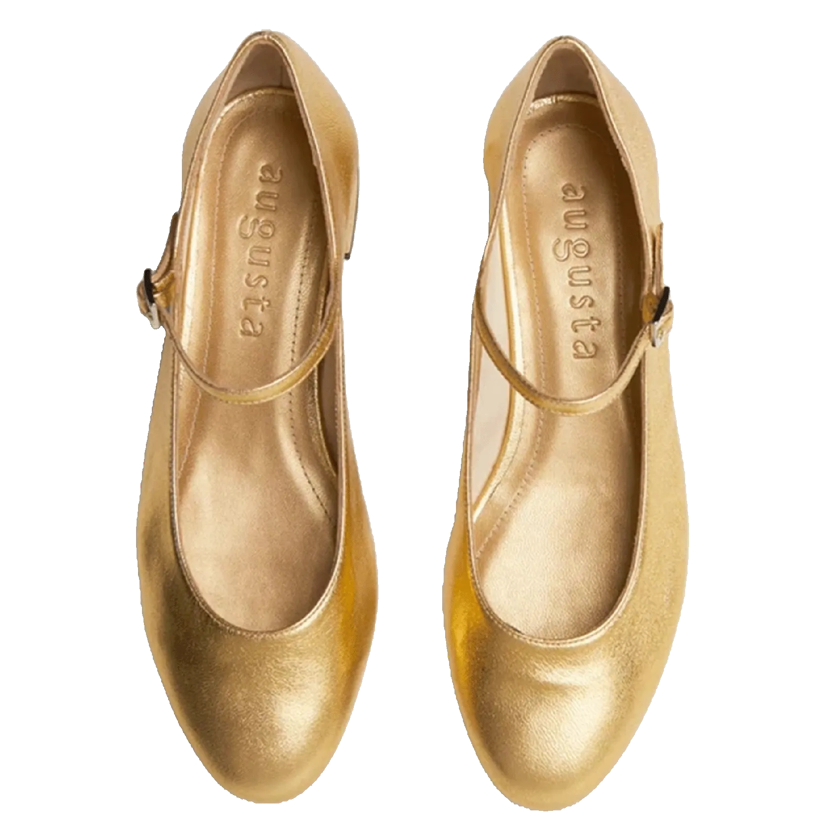  AUGUSTA   EMILIA - Ballerine lucide in pelle | Dorato