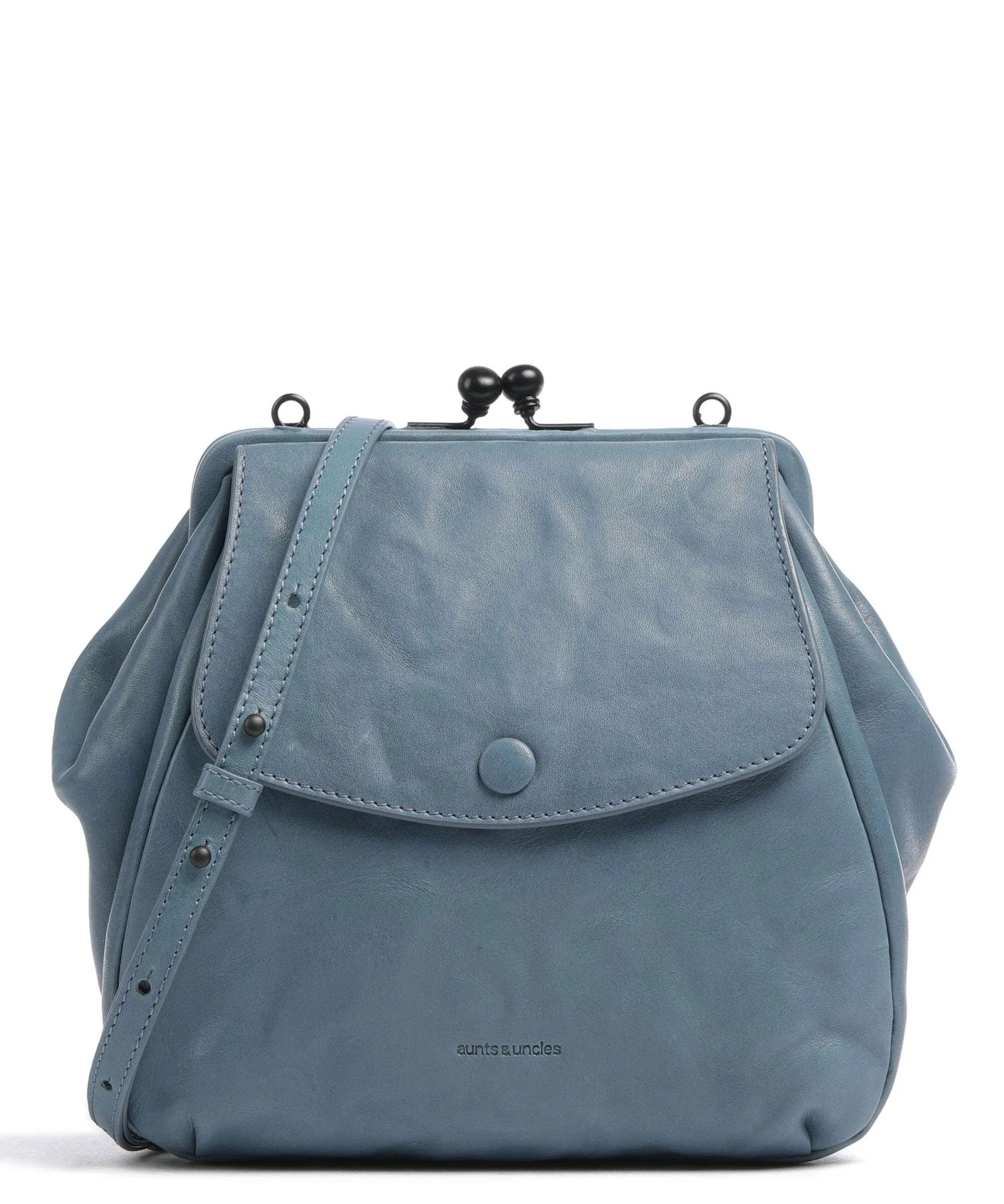  Aunts & Uncles Grandma's Luxury Club Mrs. Cake Pop Borsa a tracolla pelle di vacchetta finemente grana blu-grigio  