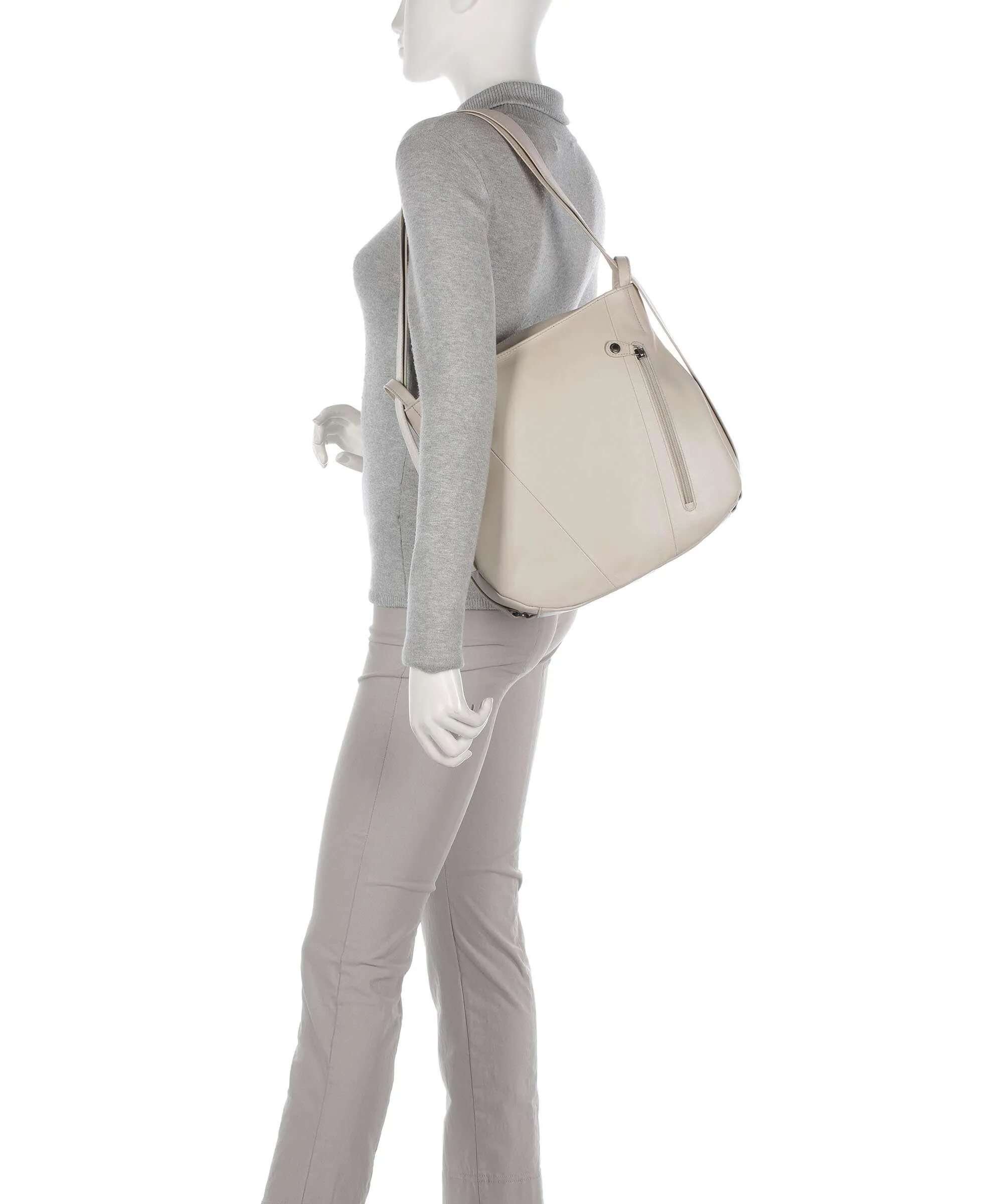  Aunts & Uncles Heavenly Meadow Whisper Borsa a zainetto pelle di vacchetta finemente grana beige  