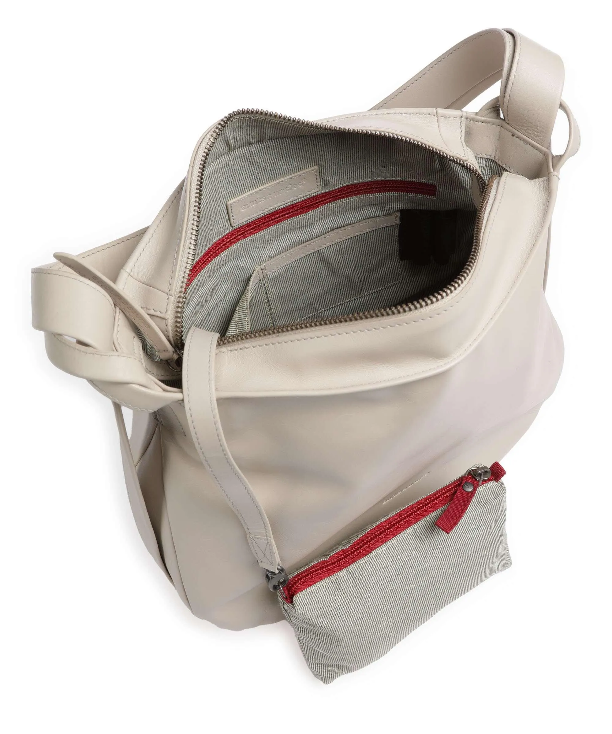  Aunts & Uncles Heavenly Meadow Whisper Borsa a zainetto pelle di vacchetta finemente grana beige  