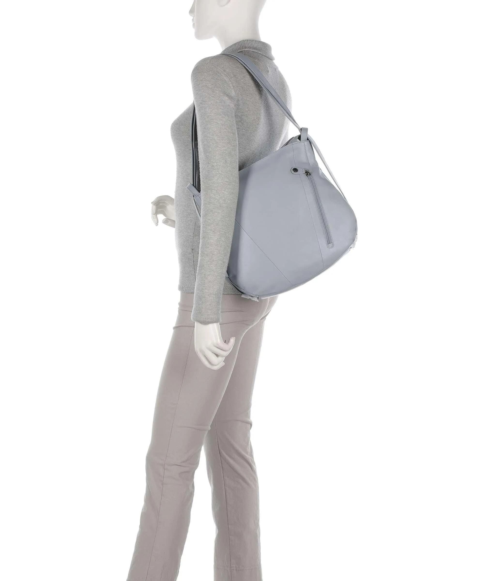  Aunts & Uncles Heavenly Meadow Whisper Borsa a zainetto pelle di vacchetta finemente grana blu chiaro  
