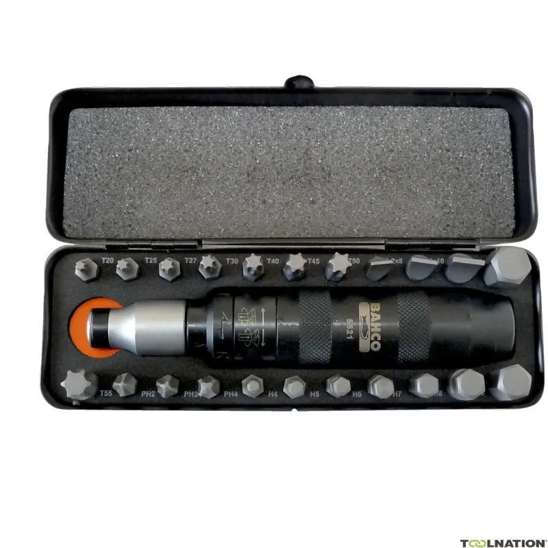Bahco 7823 Set di trasmissione a corsa 1/2 in connessione quadrata - 23 pezzi