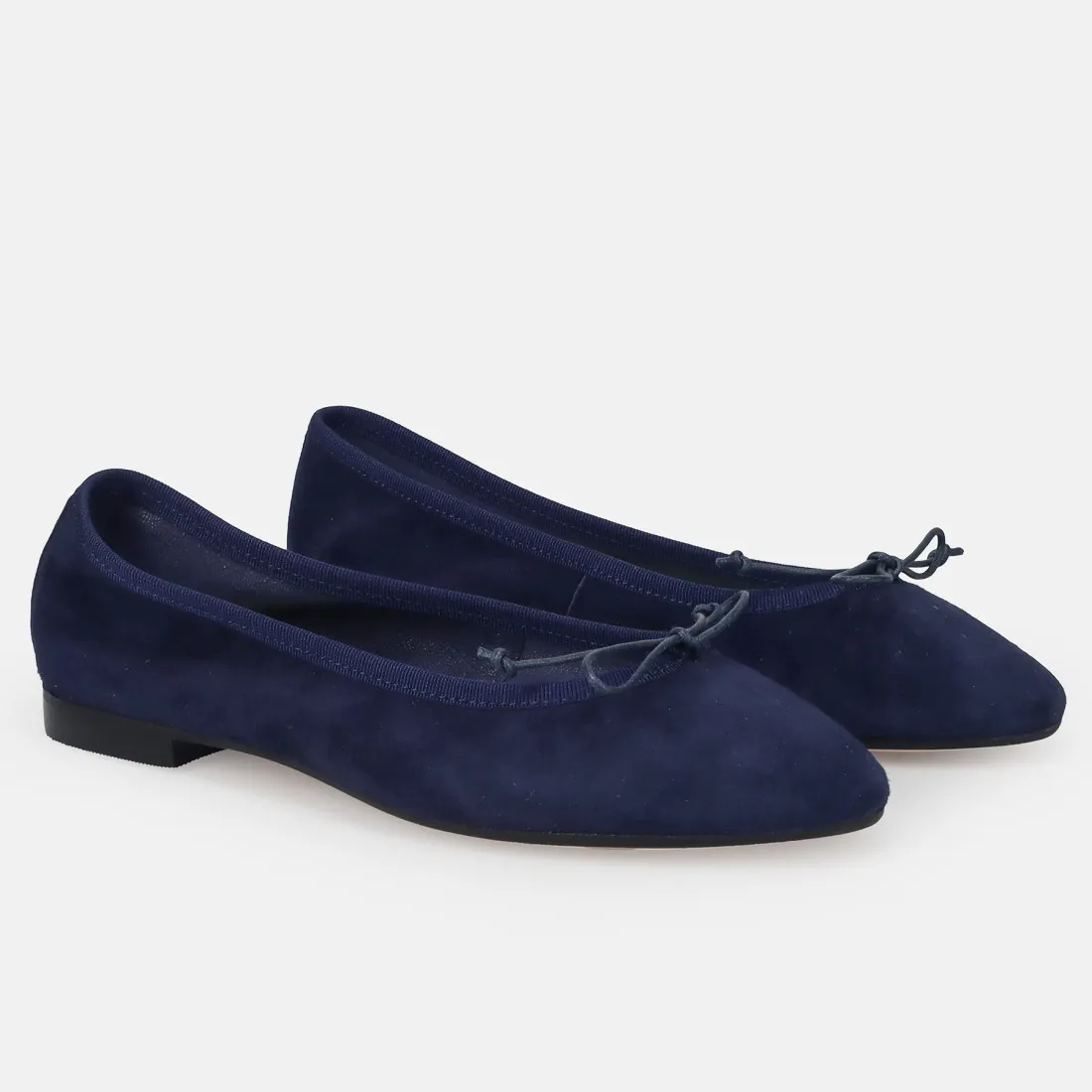 Ballerina Belle Vie in morbido camoscio blu abisso