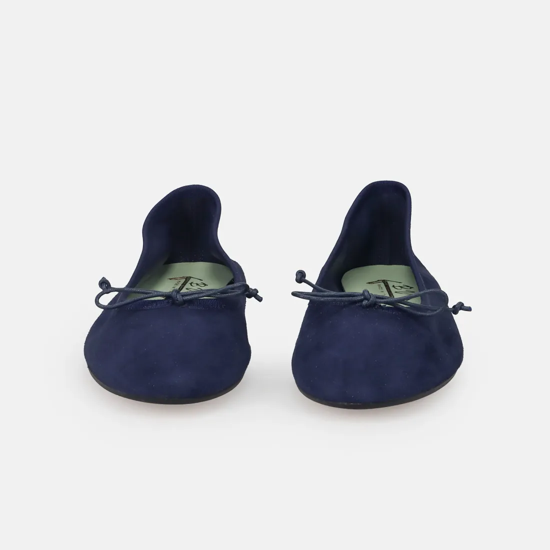 Ballerina Belle Vie in morbido camoscio blu abisso