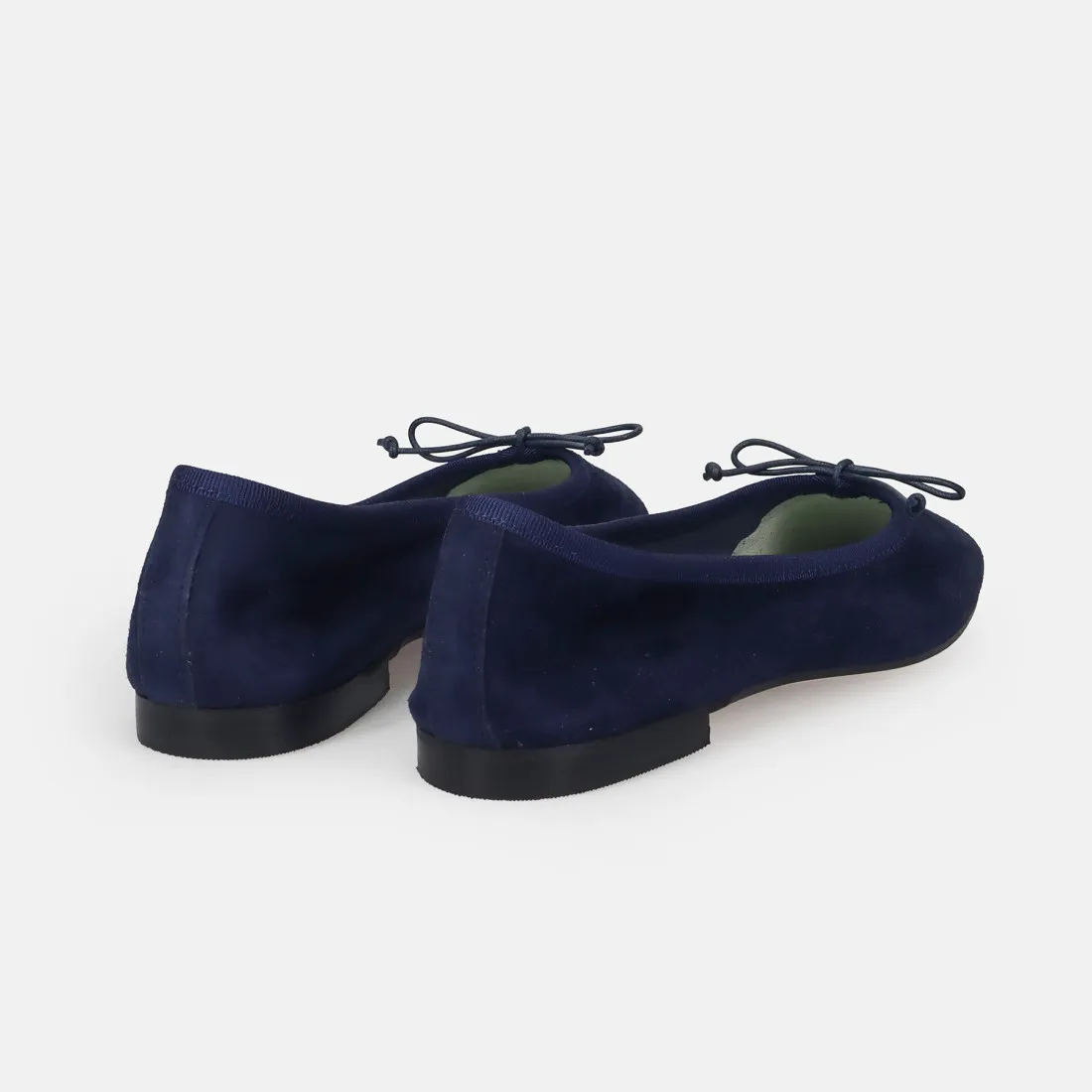 Ballerina Belle Vie in morbido camoscio blu abisso