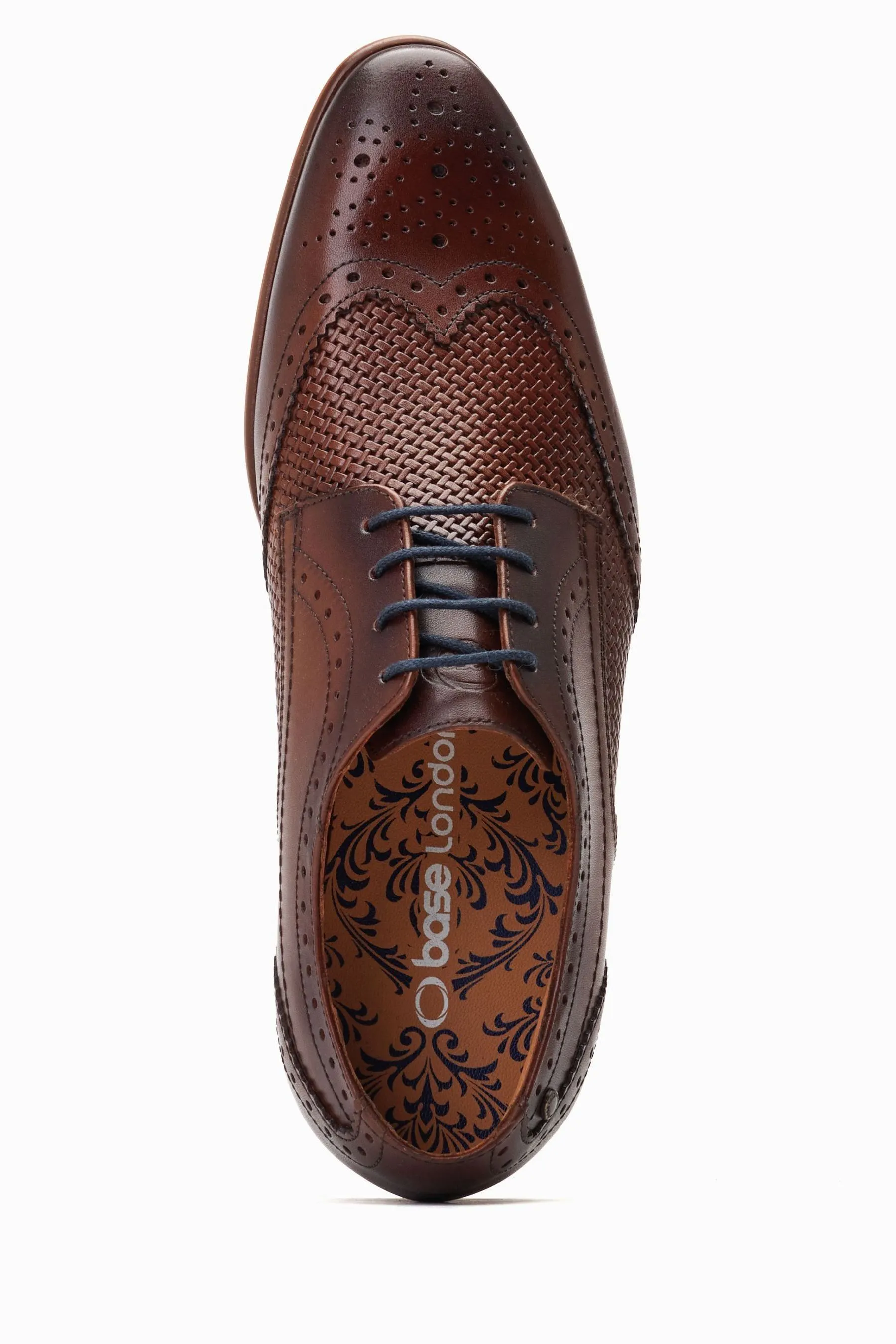 Base London Falcone Pizzo Scarpe stile brogue    
