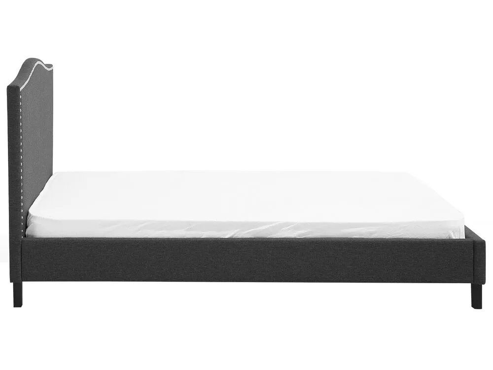 Bed Fabric MONTPELLIER 180 x 200 cm (EU Super King) LED White