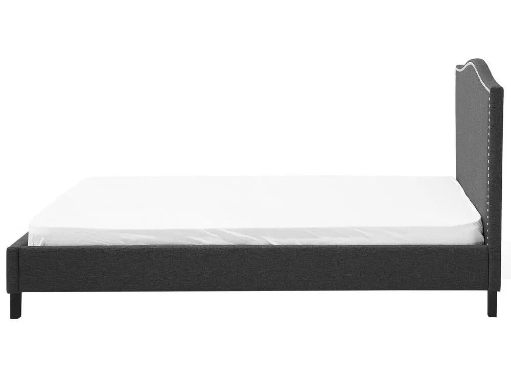 Bed Fabric MONTPELLIER 180 x 200 cm (EU Super King) LED White