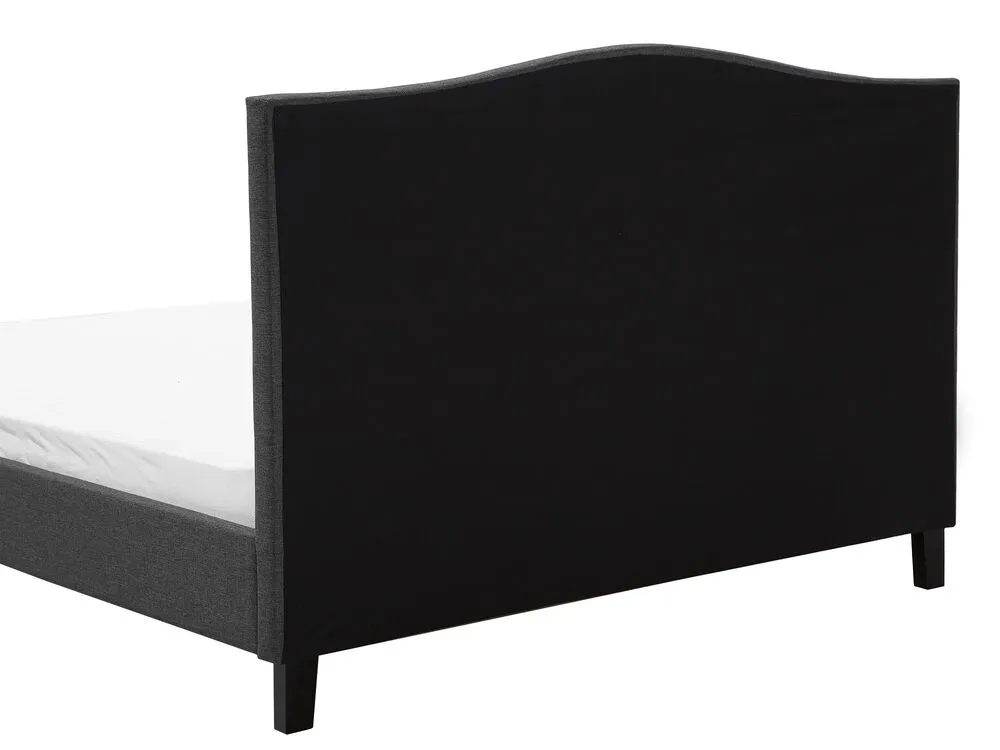 Bed Fabric MONTPELLIER 180 x 200 cm (EU Super King) LED White