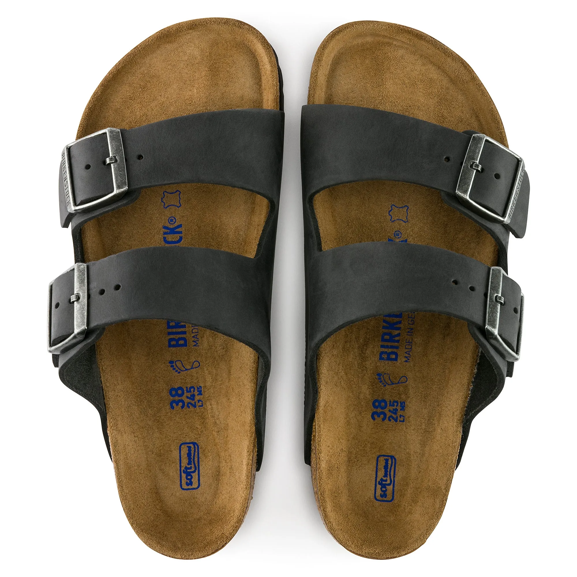 BIRKENSTOCK  Arizona plantare morbido BLACK