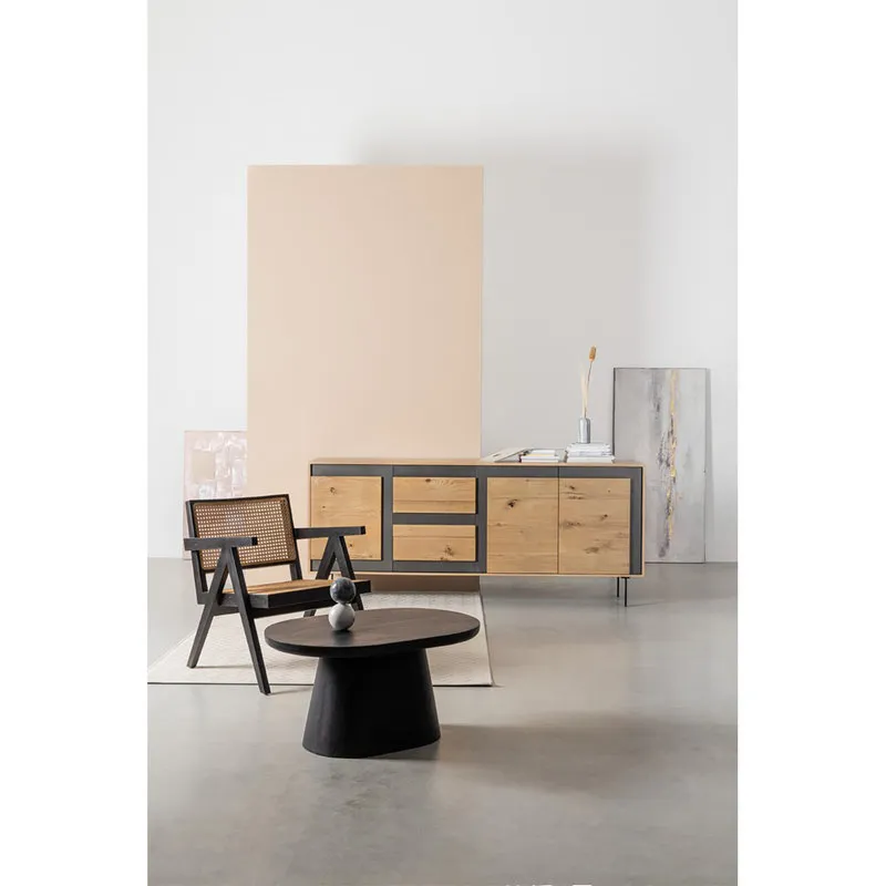 Bizzotto Poltrona Lounge Galia nero