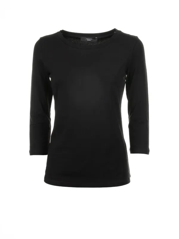 Black 3/4 sleeve shirt