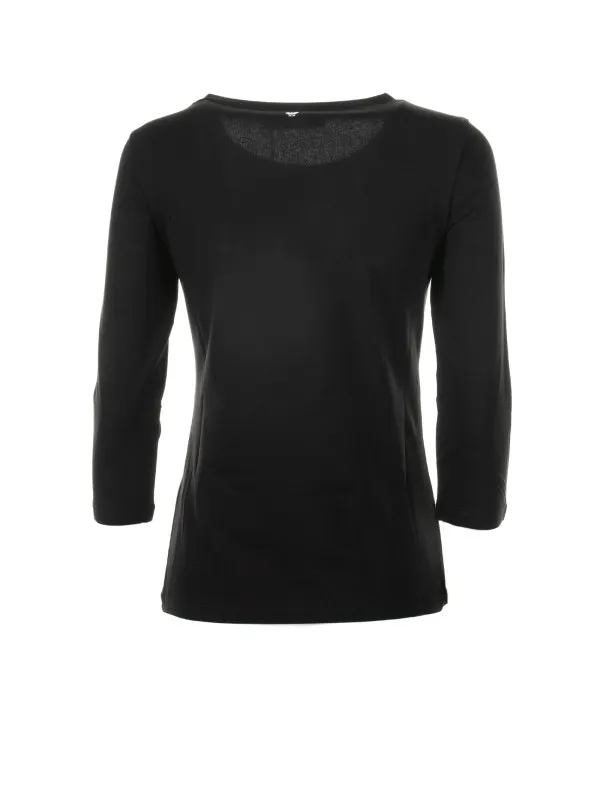 Black 3/4 sleeve shirt