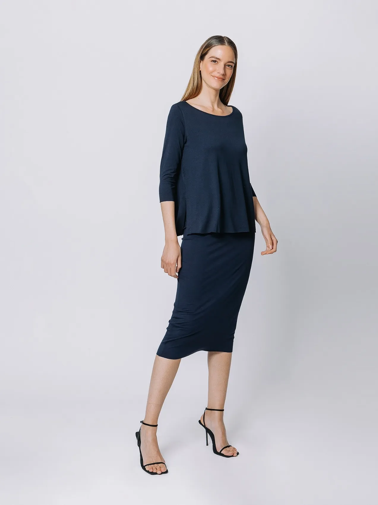 Boxy t-shirt BLU