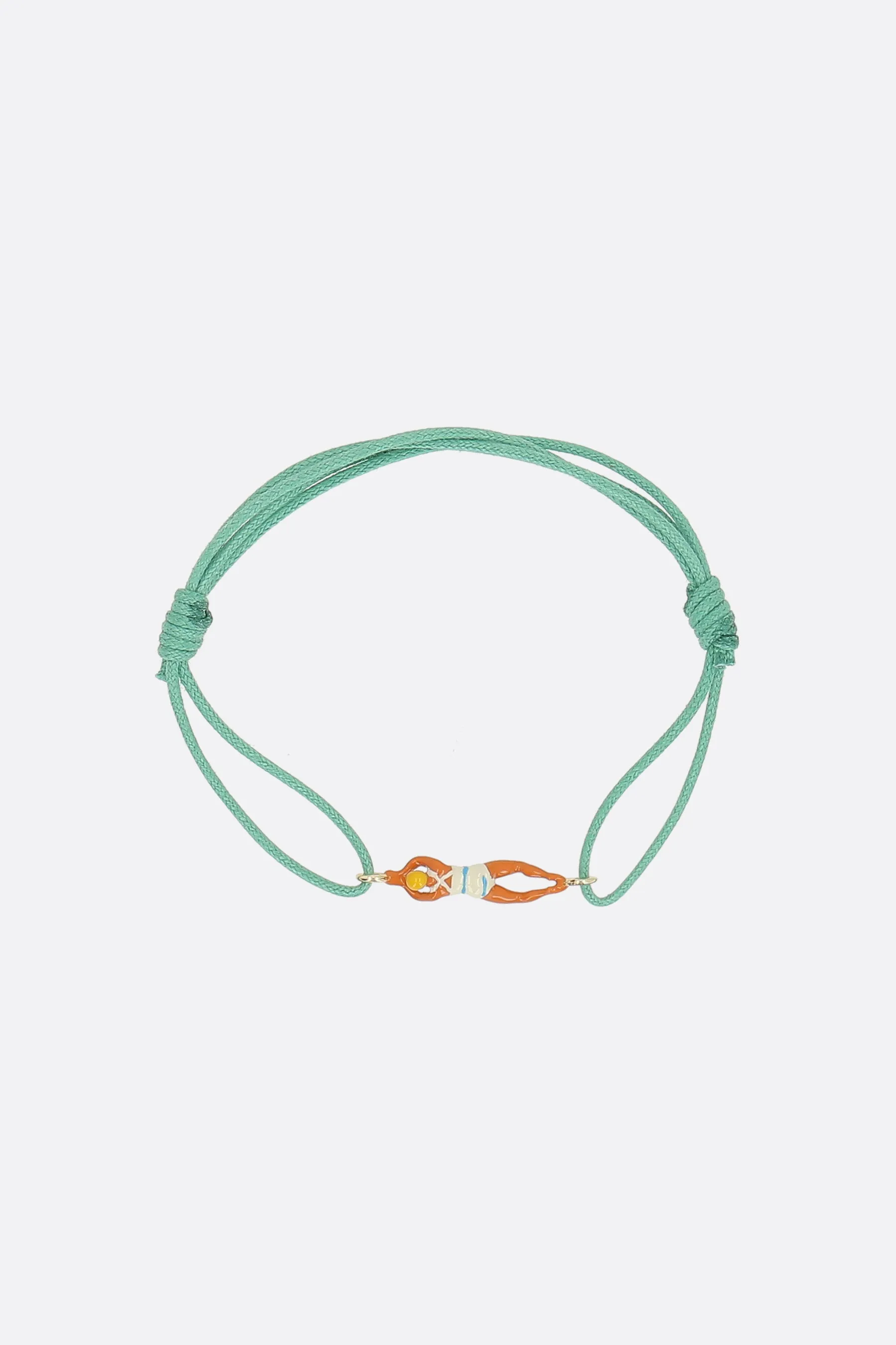  bracciale Nadadora Completo in corda e oro giallo  
