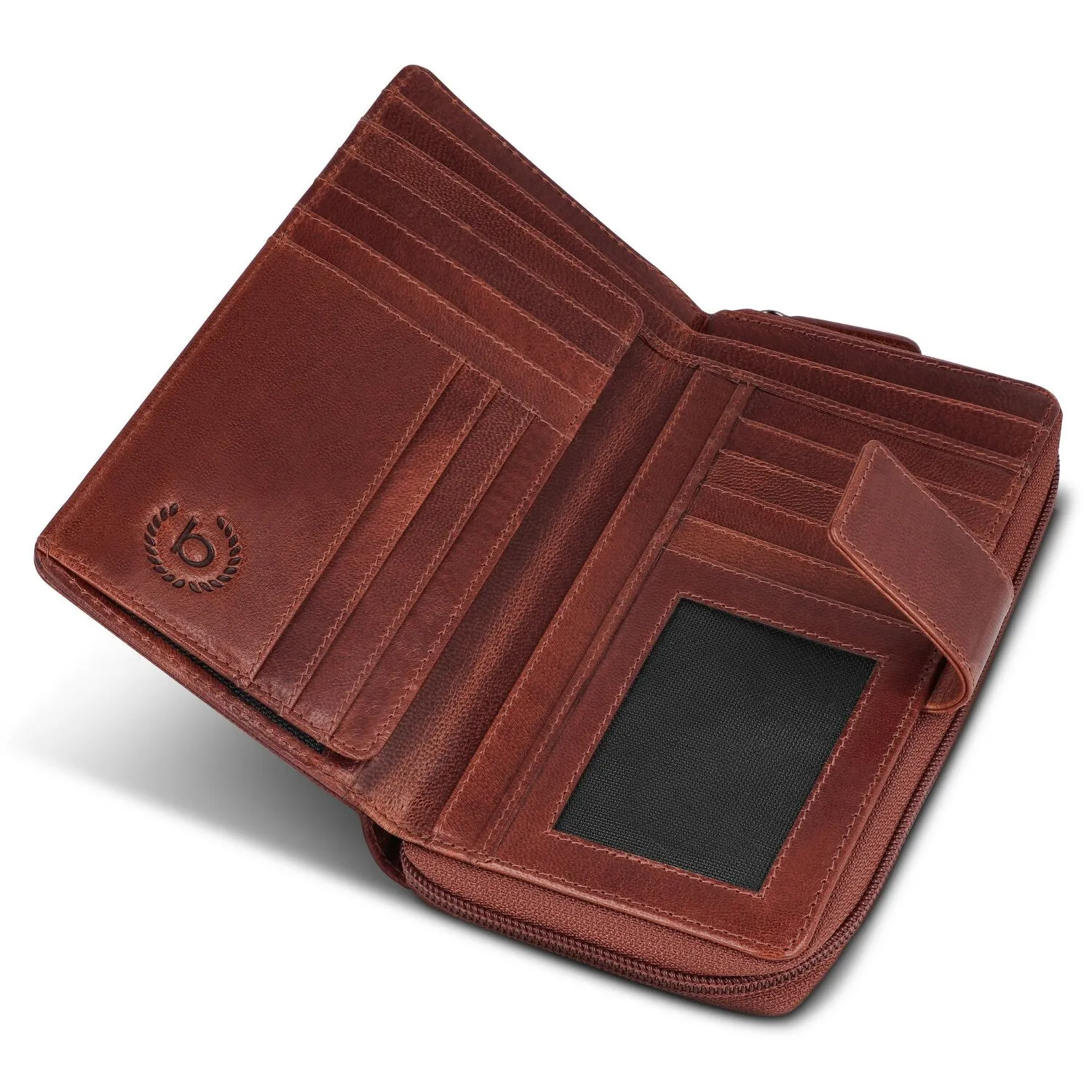 bugatti Valencia Portafoglio Protezione RFID Pelle 10 cm