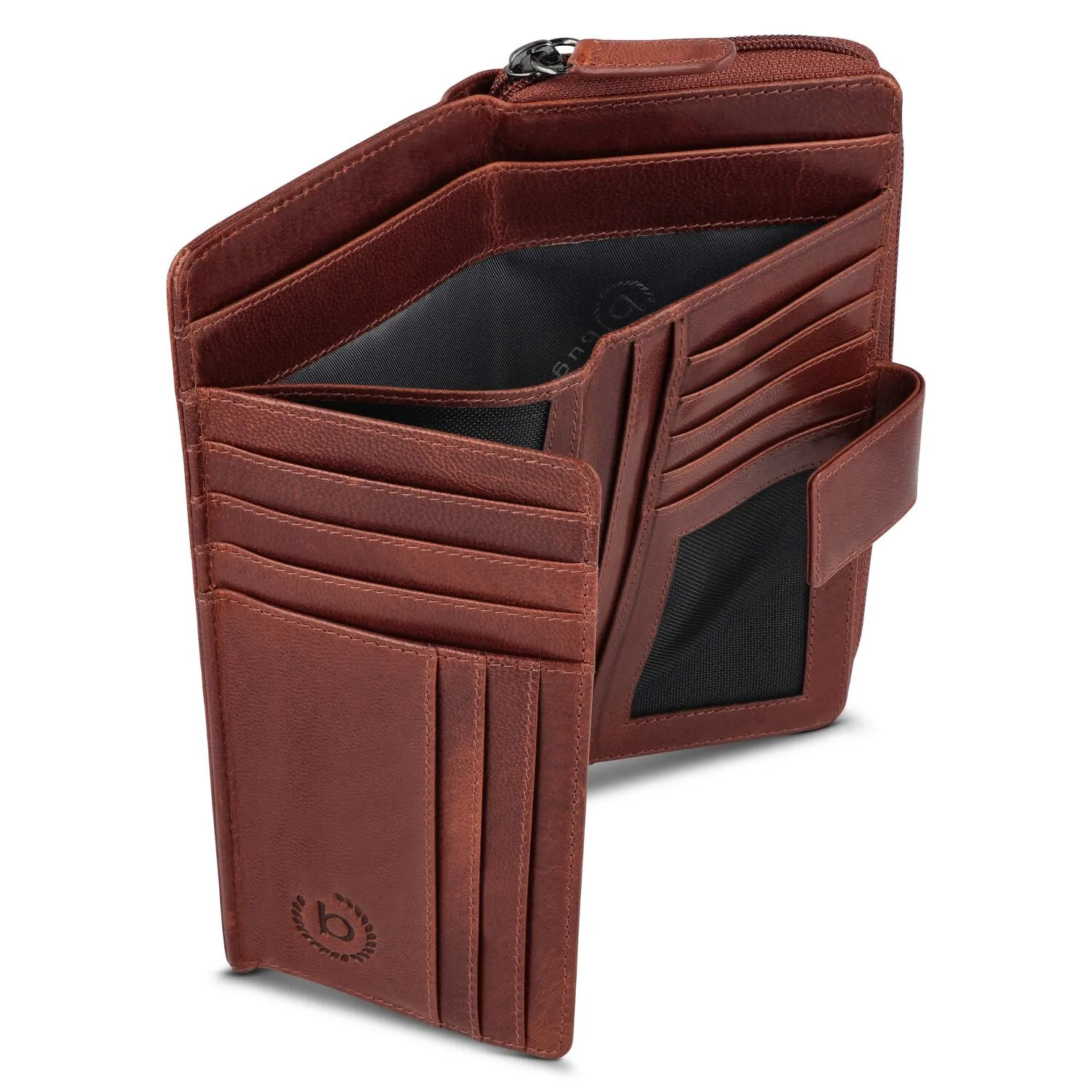 bugatti Valencia Portafoglio Protezione RFID Pelle 10 cm