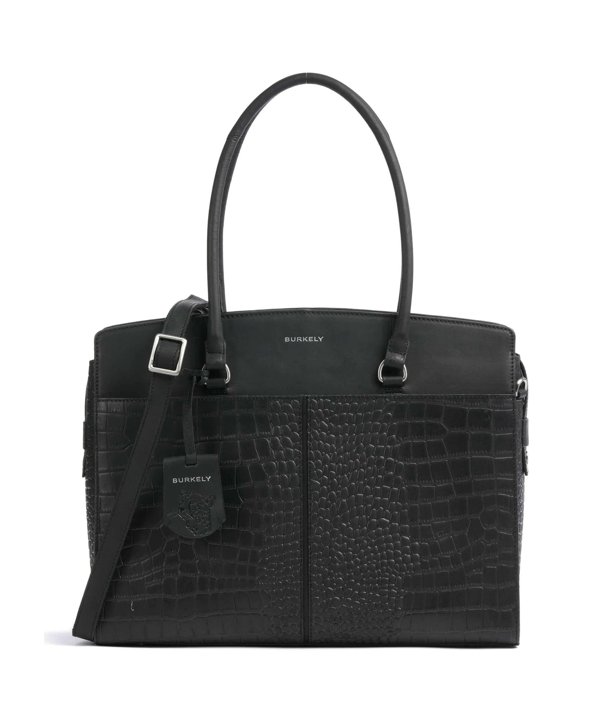  Burkely Cool Colbie Borsa shopper 15″ pelle in rilievo nero  