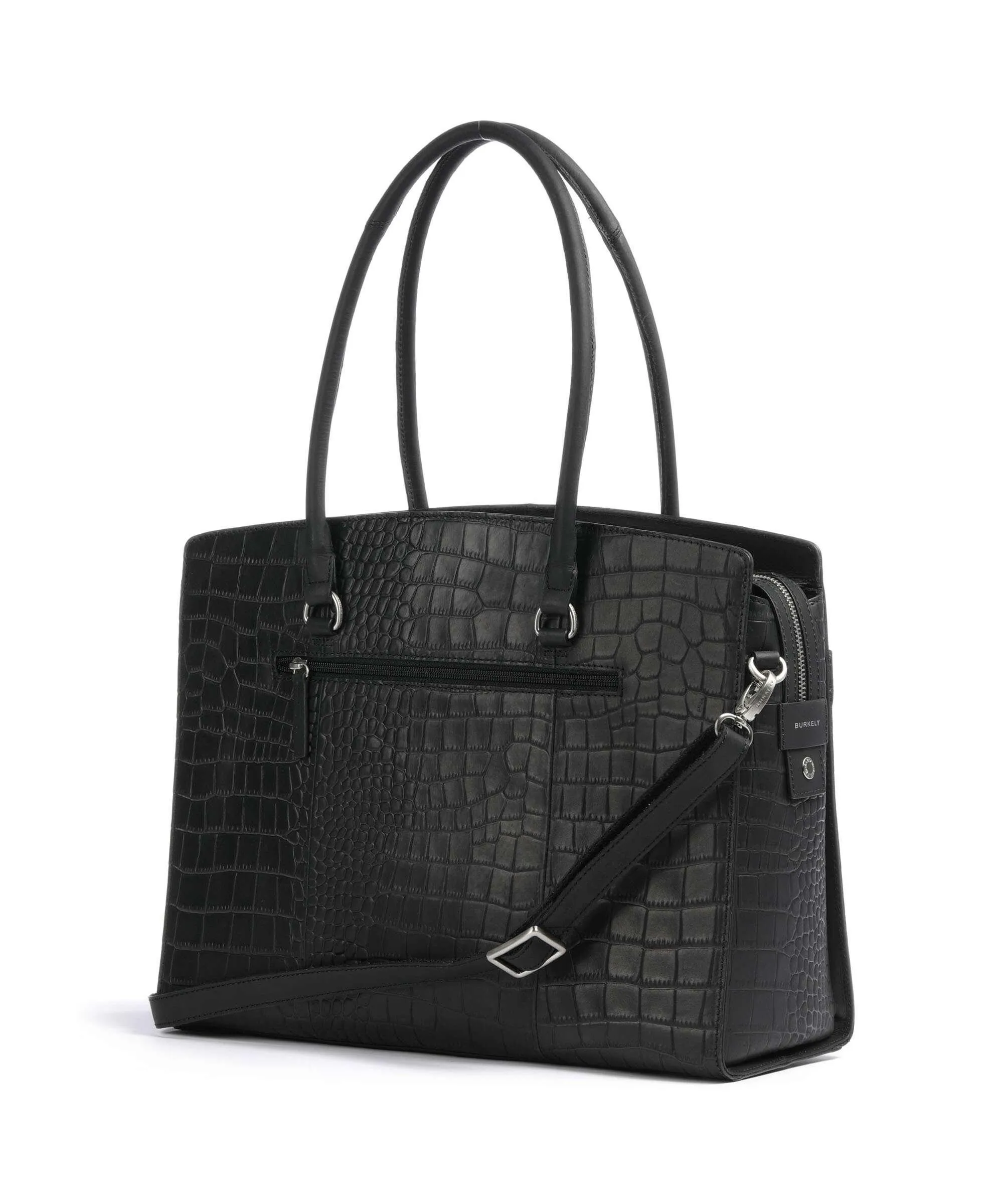  Burkely Cool Colbie Borsa shopper 15″ pelle in rilievo nero  