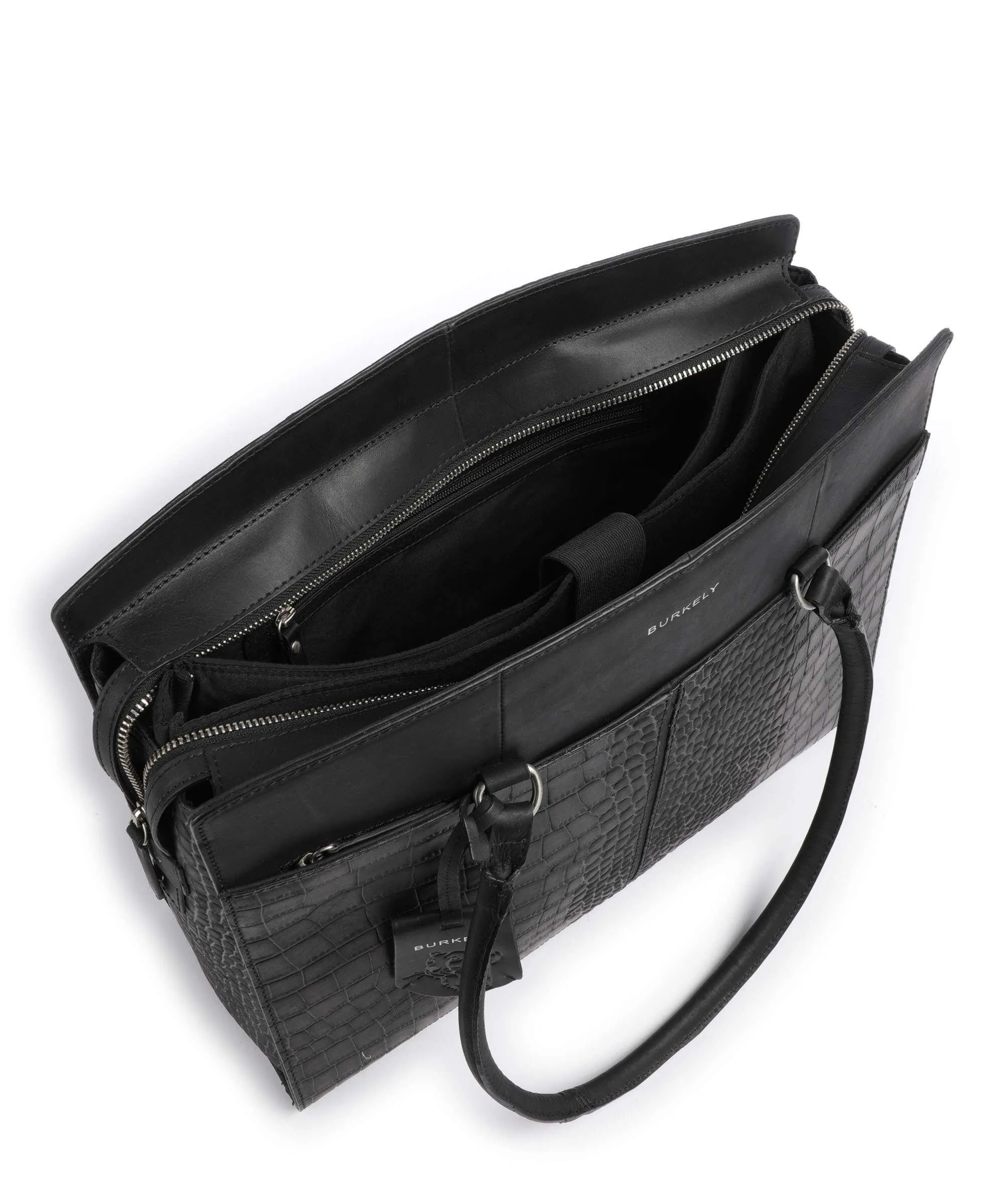  Burkely Cool Colbie Borsa shopper 15″ pelle in rilievo nero  