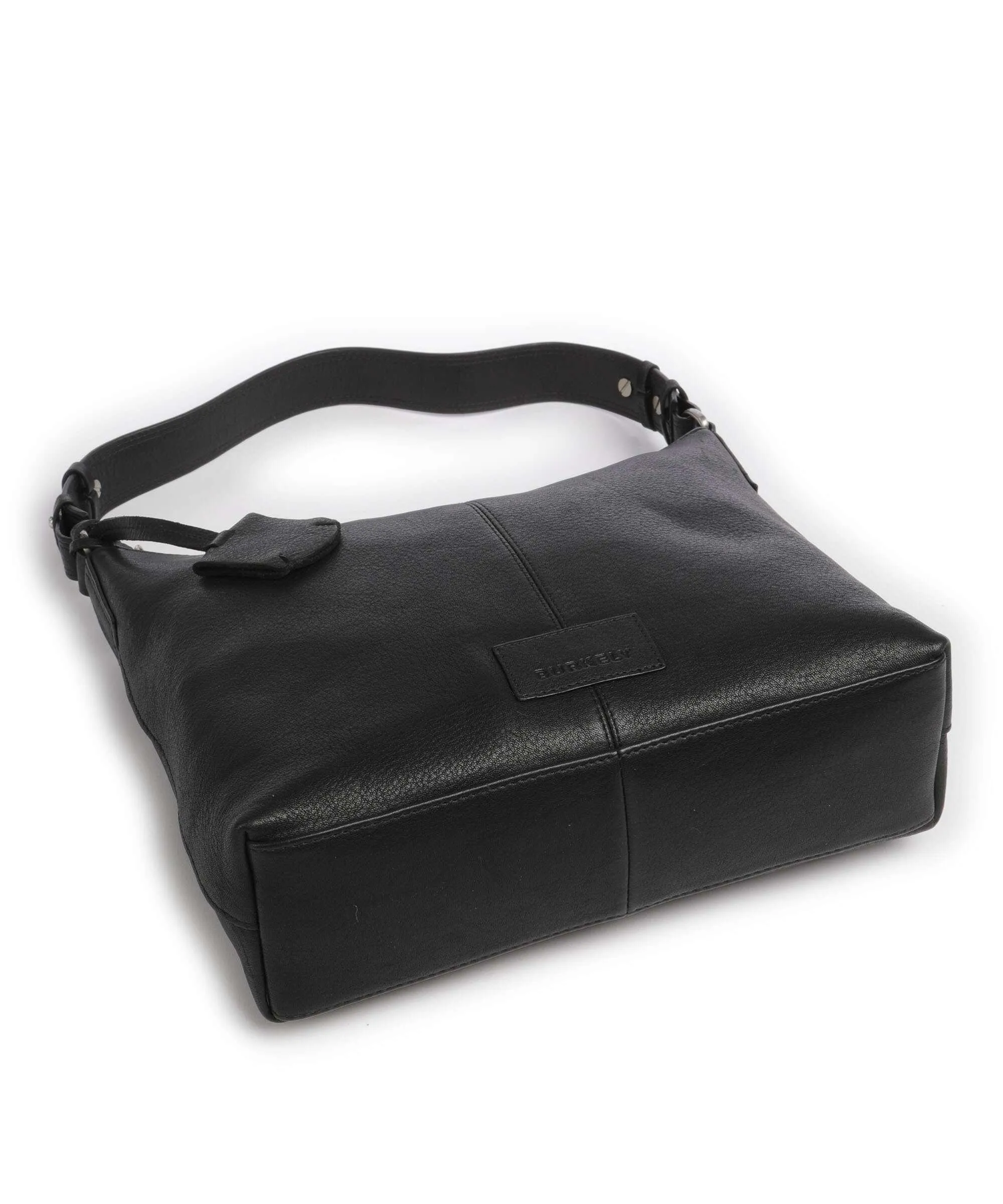  Burkely Soft Skylar Borsa hobo pelle granulata nero  