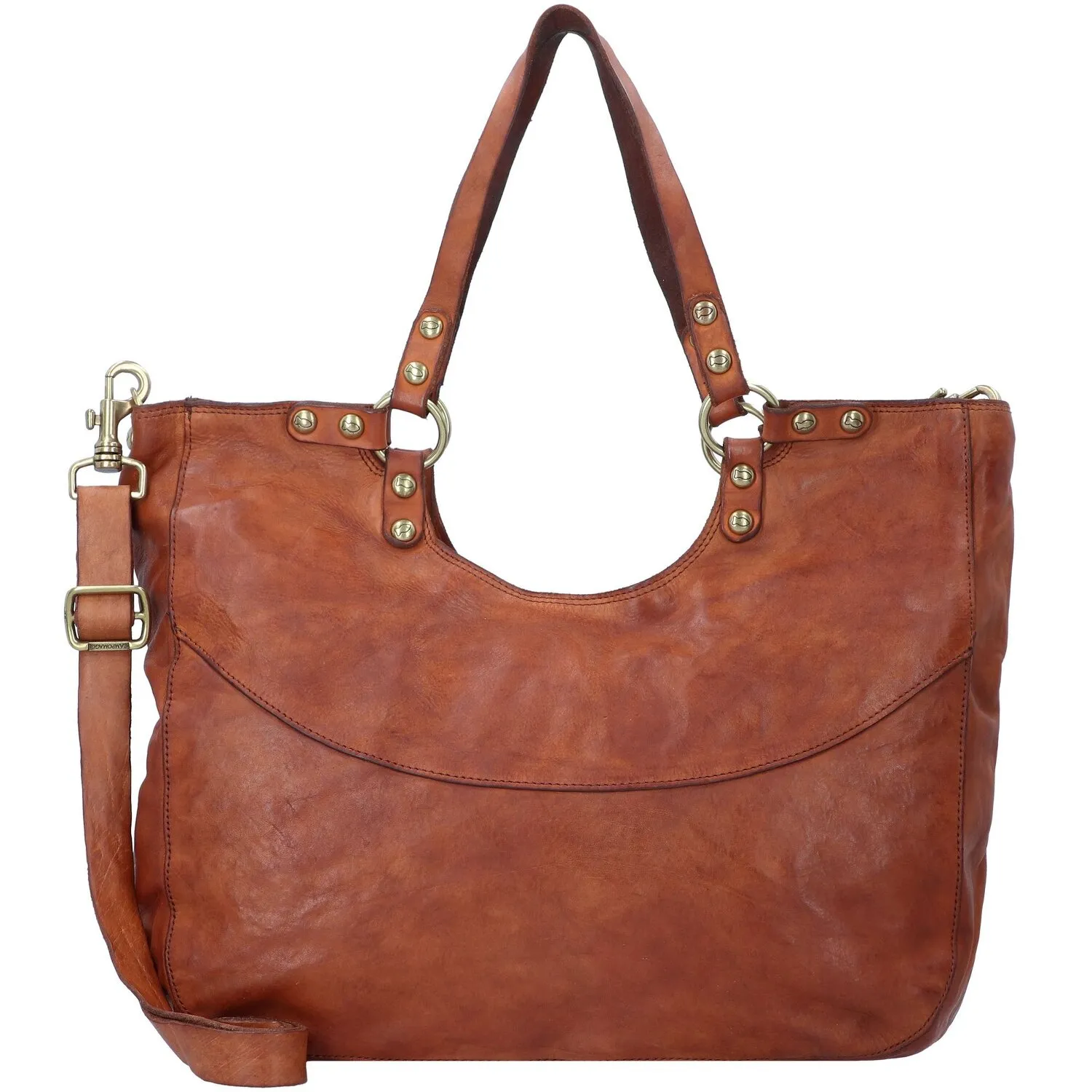 Campomaggi Borsa shopper in pelle 45 cm