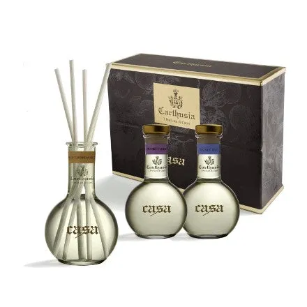 Carthusia Domus Oud Edition Set 3 Diffusori Per Ambiente - 300 ml