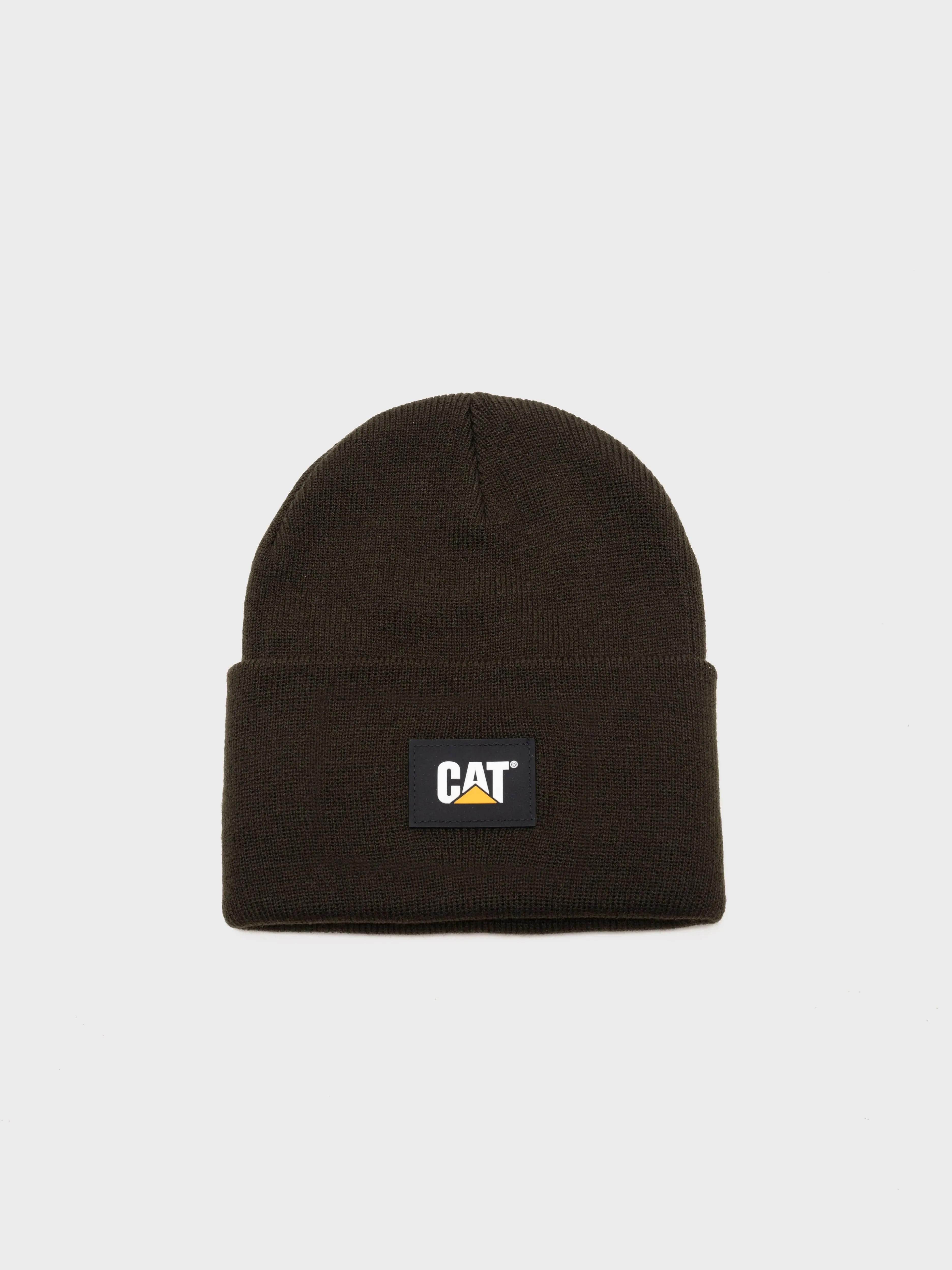 CAT LABEL CUFF BEANIE