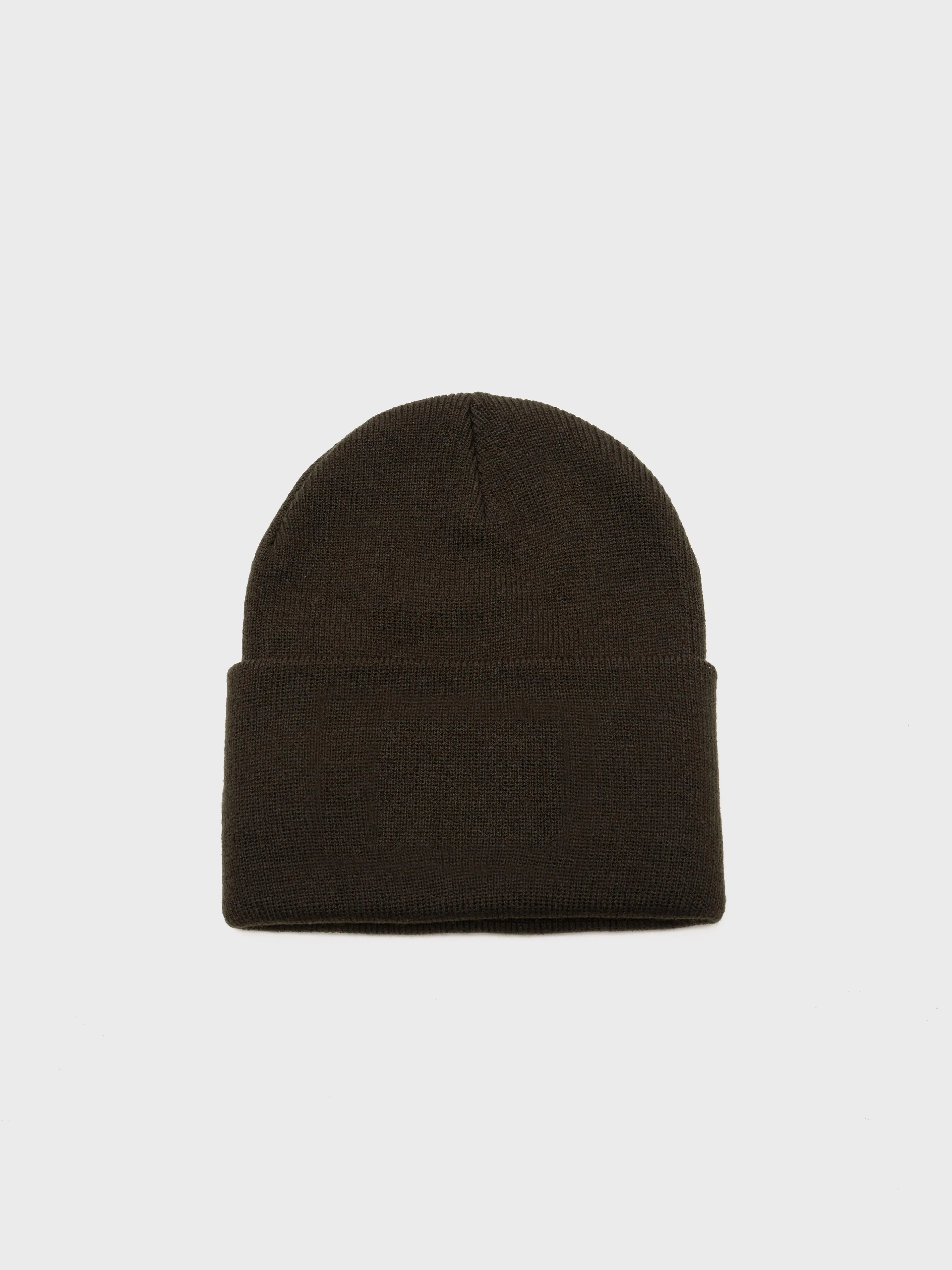 CAT LABEL CUFF BEANIE