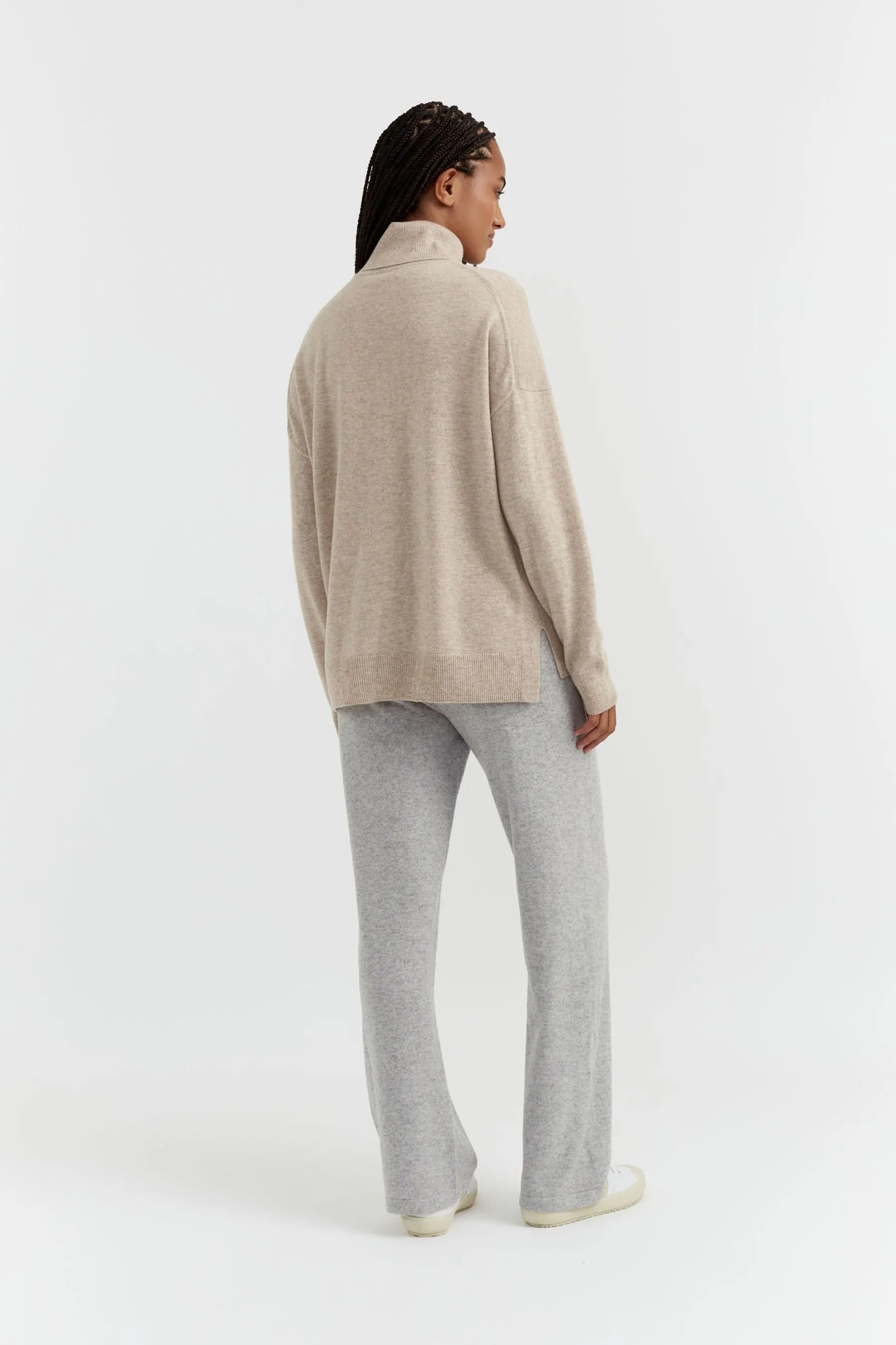 Chinti & Parker - Maglia comoda a collo alto in lana/cachemire    