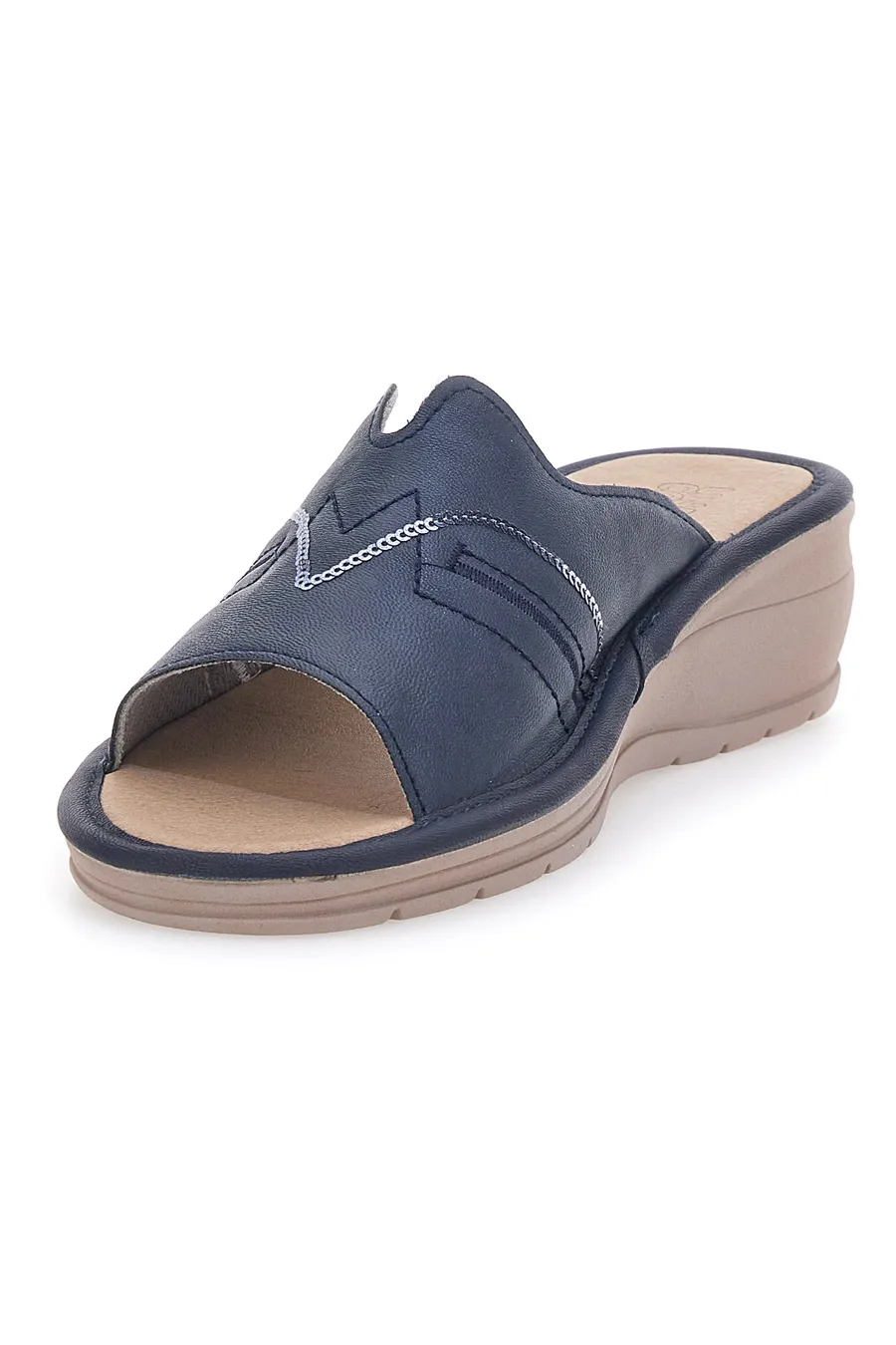 Ciabatte Comfort Blu Linea Comoda 7225