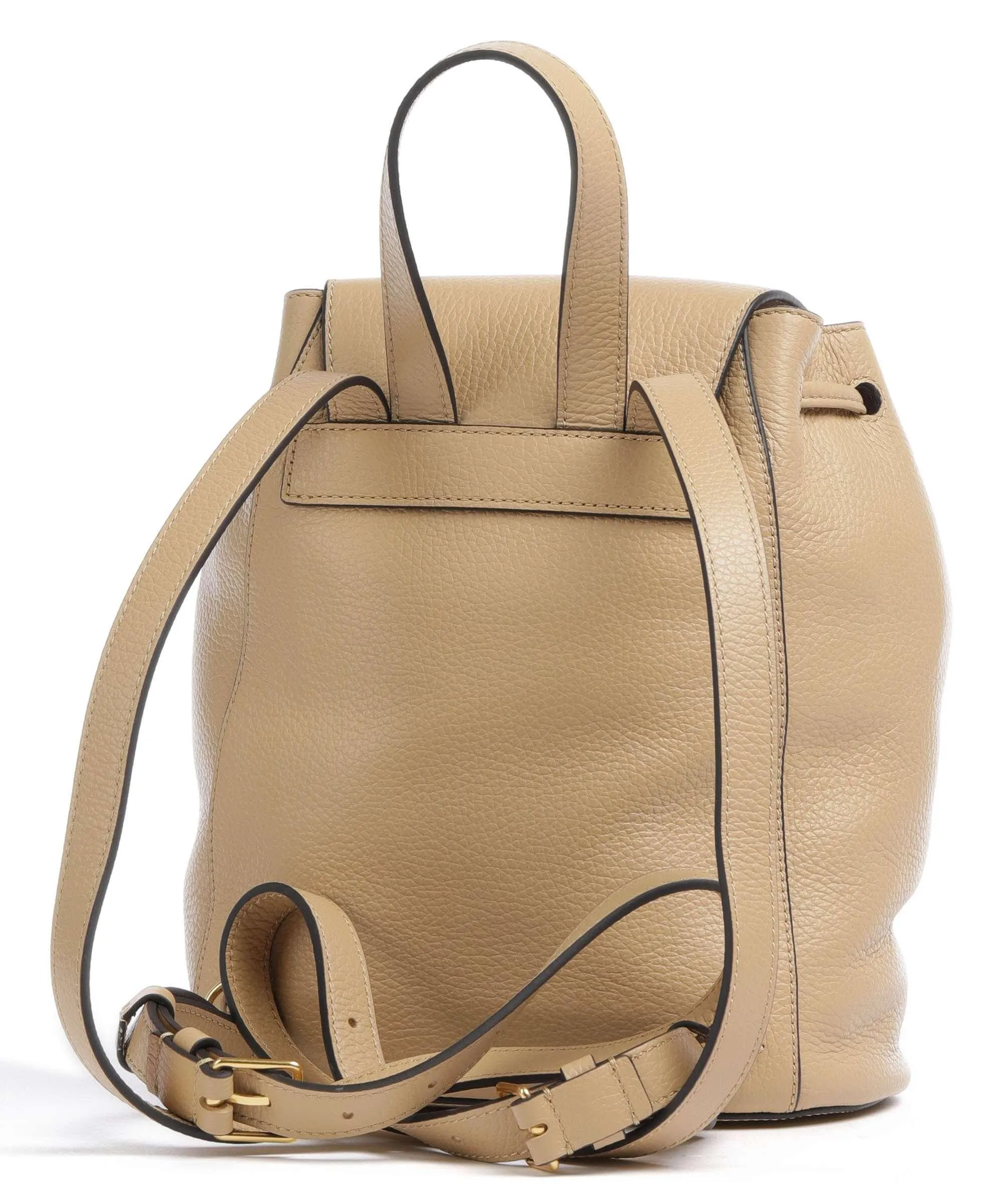  Coccinelle Beat Soft Zaino pelle di vacchetta grana beige  