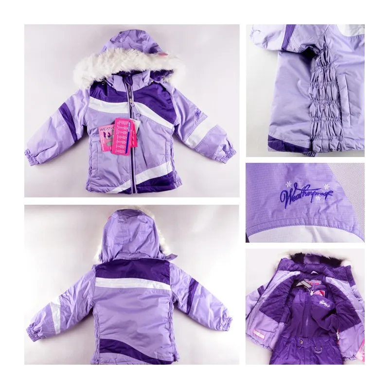 Completo Tuta Sci Unisex 4 - 7 Anni Viola