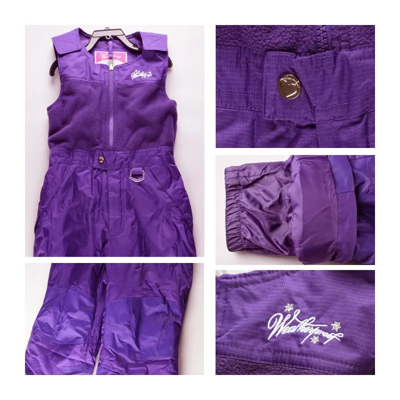 Completo Tuta Sci Unisex 4 - 7 Anni Viola