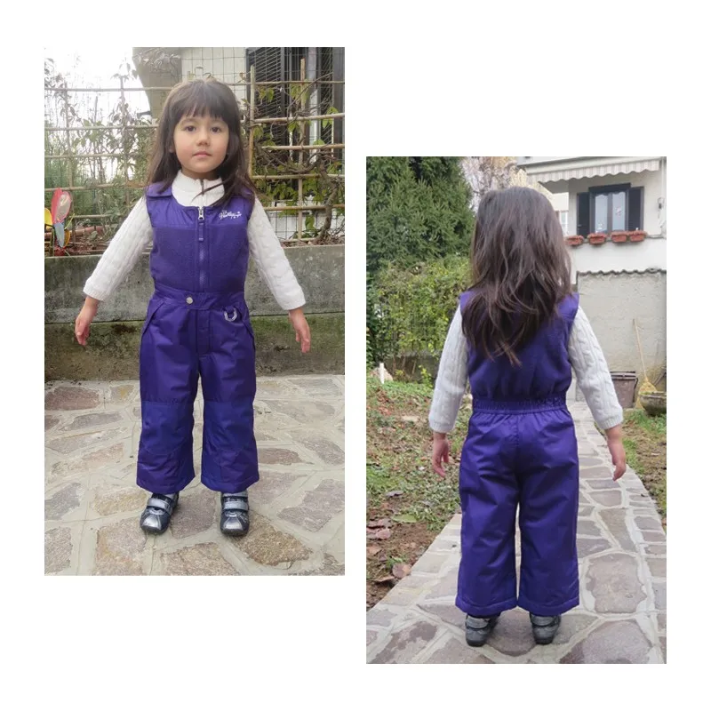 Completo Tuta Sci Unisex 4 - 7 Anni Viola