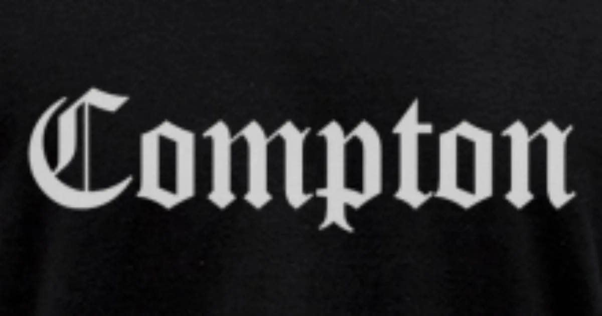 'Compton' Maglietta uomo 