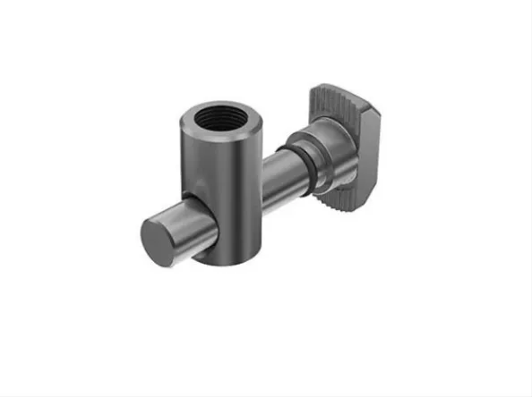 Connettore di profilo RS PRO in Acciaio, per profili da 40 mm, scalanatura da 8mm, Ø 11.8mm, M8, L. 51mm